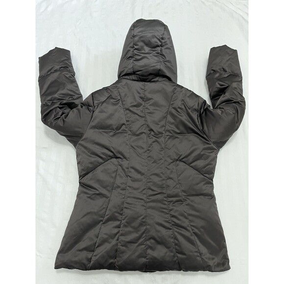 Calvin Klein Down Filled Fleece Lined Hooded  Parka Jacket Size Large. Brown - Picture 5 of 8